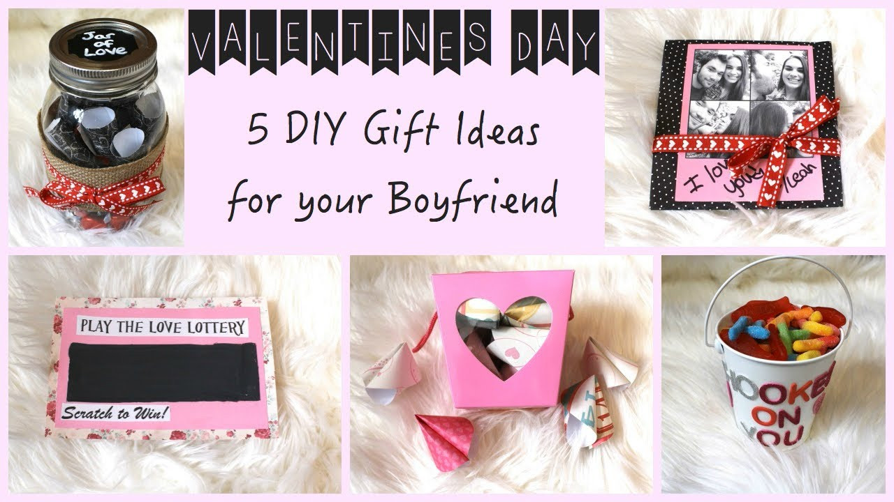 Cute Boyfriend Gift Ideas
 5 DIY Gift Ideas for Your Boyfriend