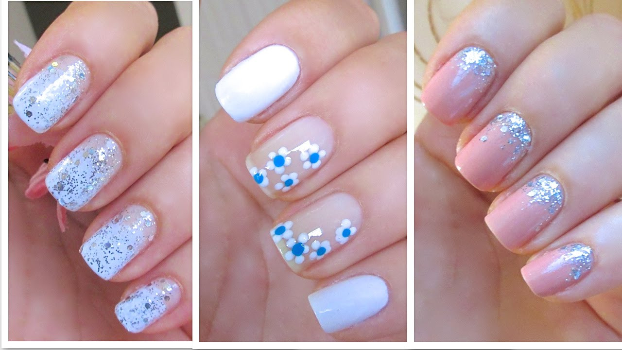 Cute But Easy Nail Designs
 3 Cute and Easy Nail Art Designs for New Years