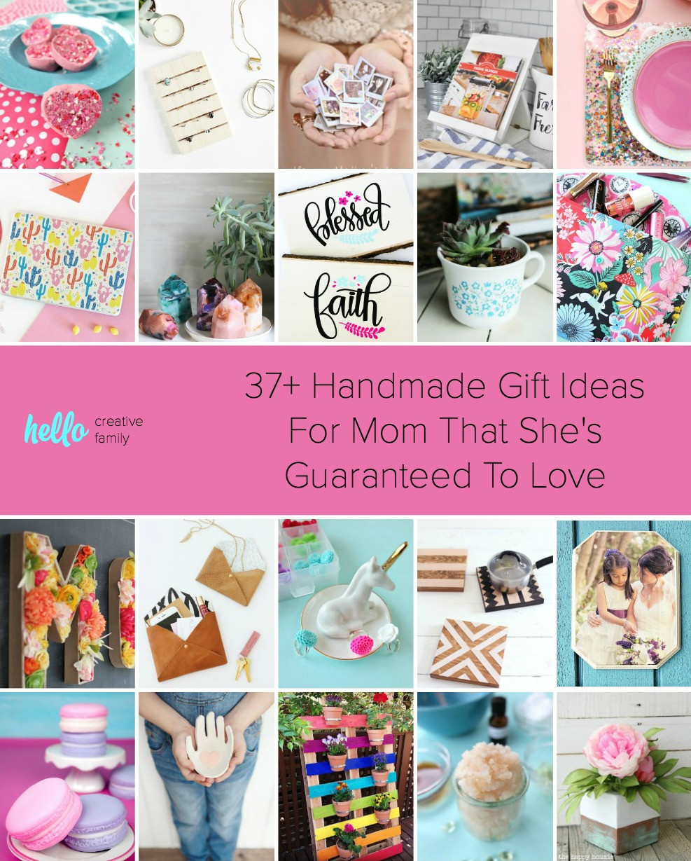 Cute DIY Gifts For Mom
 37 Handmade Gift Ideas For Mom That She s Guaranteed To Love