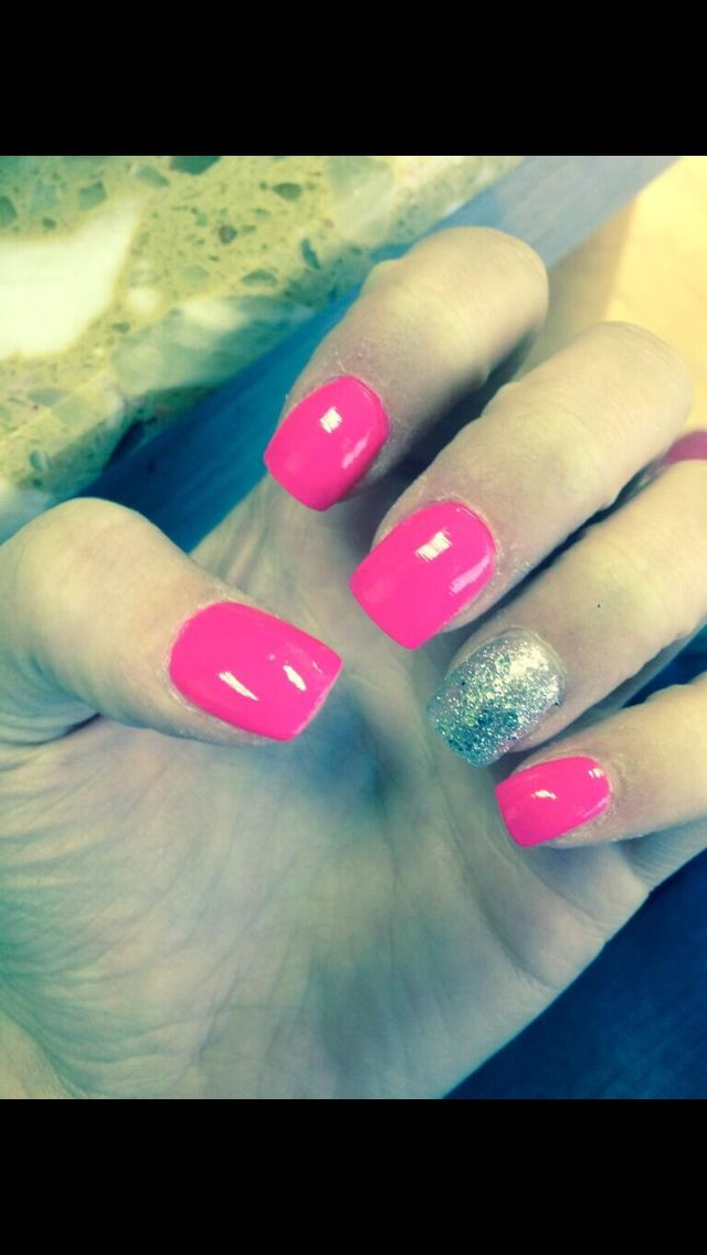 Cute Fake Nail Ideas
 Pink nails fake nails Nails