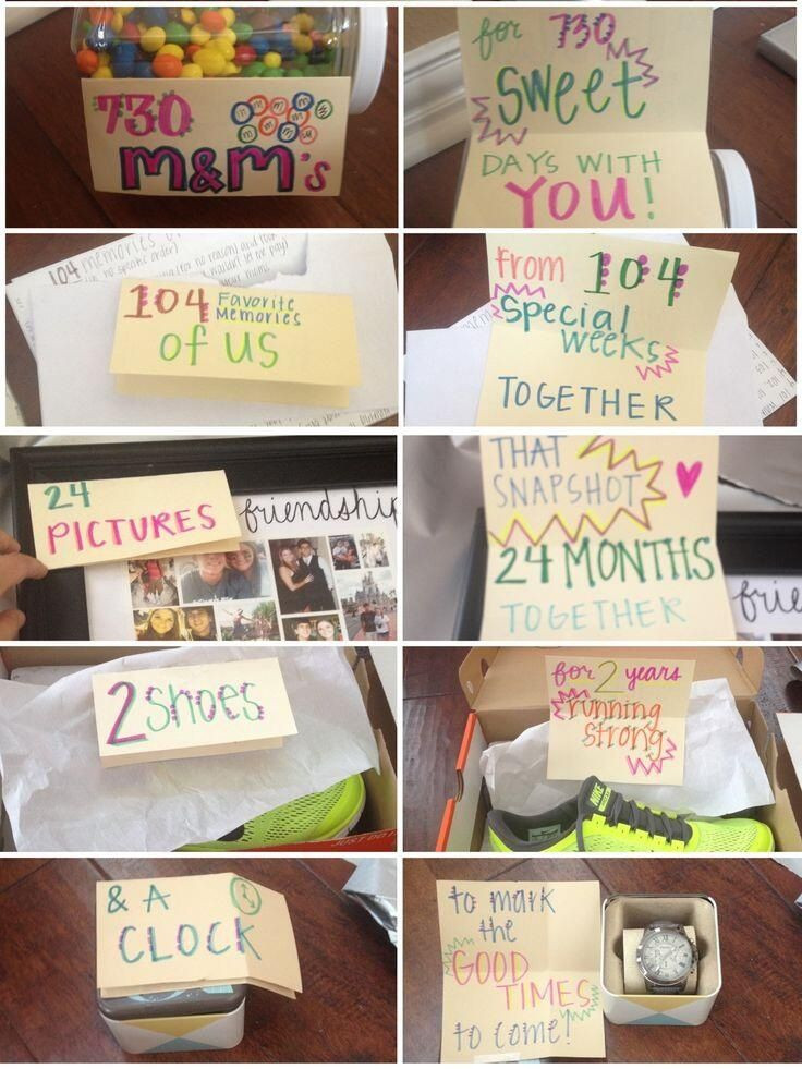 Cute Gift Ideas For Girlfriend
 Two year anniversary t for boyfriend