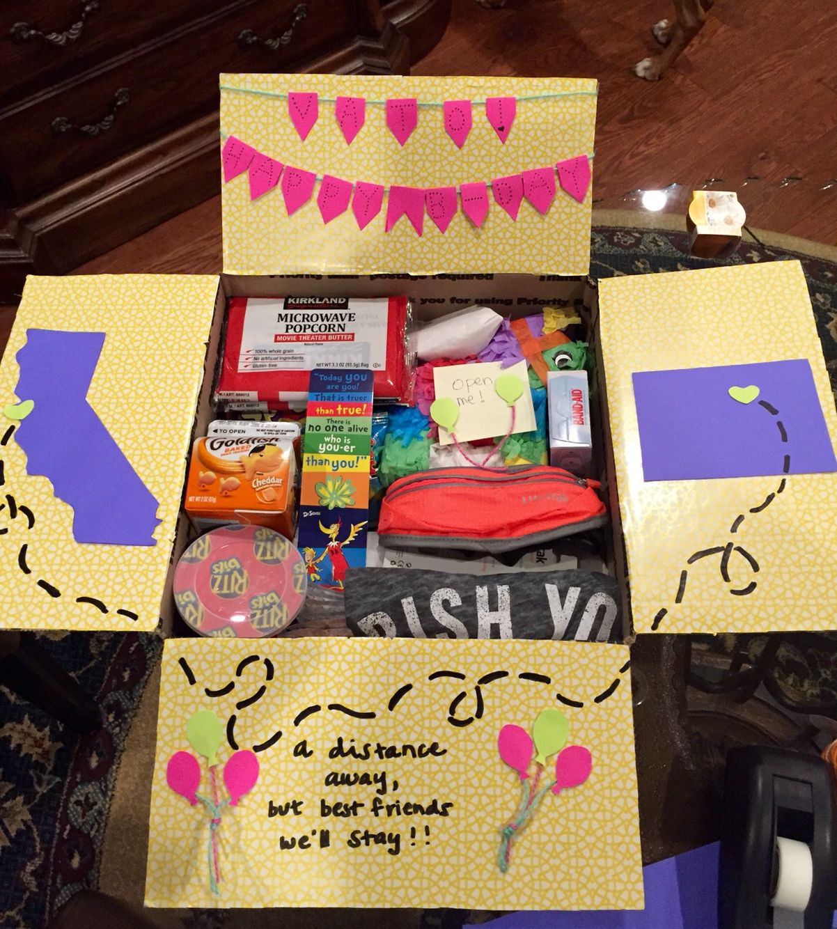 Cute Gift Ideas For Your Best Friend
 Birthday care package for a best friend geegfromfeej