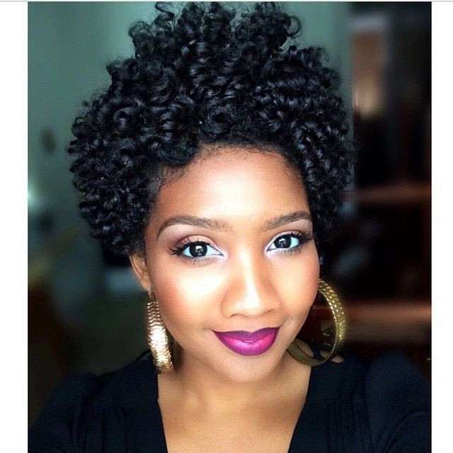 Cute Hairstyles For Short Natural Curly Hair
 25 Cute Curly and Natural Short Hairstyles For Black Women