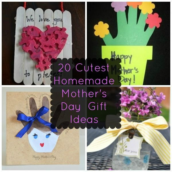Cute Mother Day Gift Ideas
 20 of the Cutest Homemade Mother s Day Gift Ideas