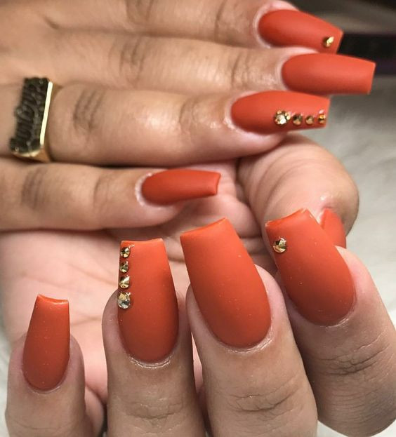 Cute Nail Colors For Fall
 55 Fall Matte Nail Colors to Try This Year Koees Blog