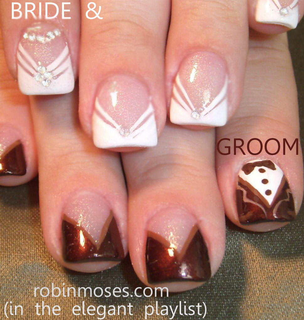 Cute Nail Designs For Weddings
 Robin Moses Nail Art The best wedding nails in the world