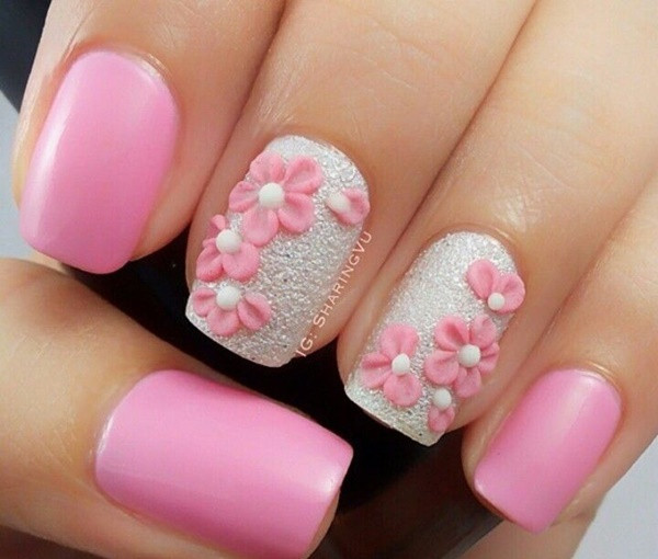 Cute Pink Nail Designs
 50 Most Beautiful Pink And White Nails Designs Ideas You