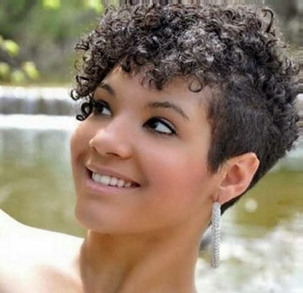 Cute Short Natural Curly Hairstyles
 Very Short Natural Curly Hairstyles For Black Women
