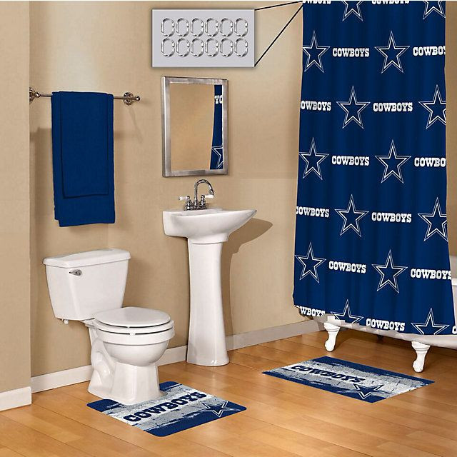 Dallas Cowboys Bathroom Decor
 Dallas Cowboys 15 Piece Bath Set
