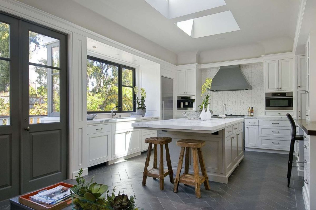 Dark Tile Kitchen Floor
 Top 4 Best Kitchen Flooring Options MidCityEast