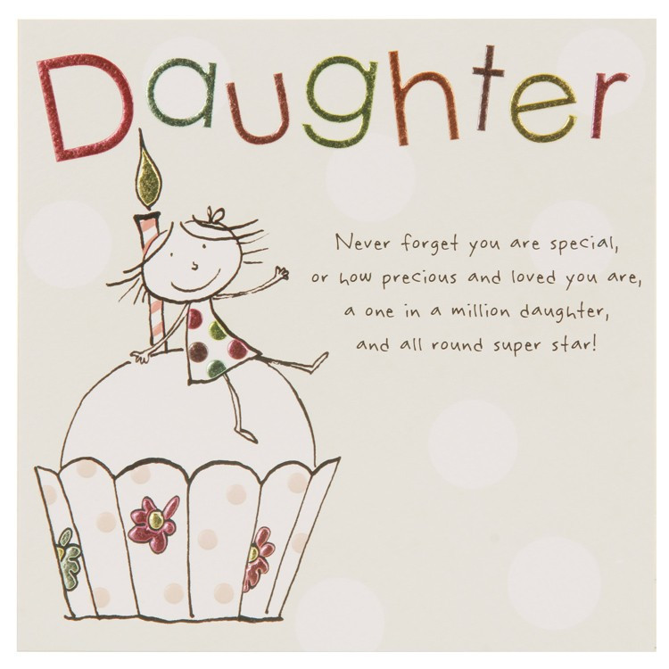 Daughter Birthday Card
 Paperlink Tinklers DAUGHTER Birthday Card