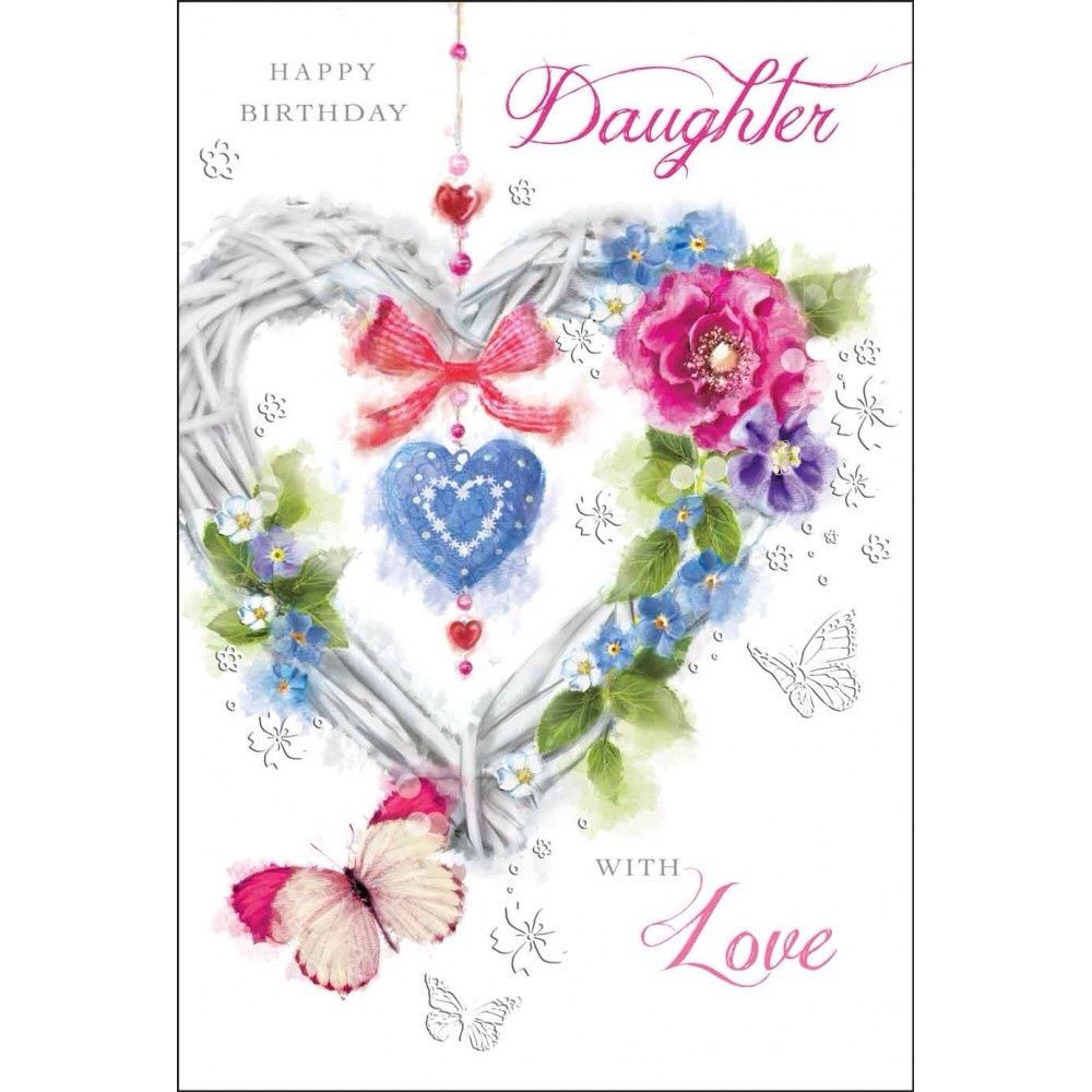 Daughter Birthday Card
 Daughter Happy Birthday Card Birthday Daughter Luxury