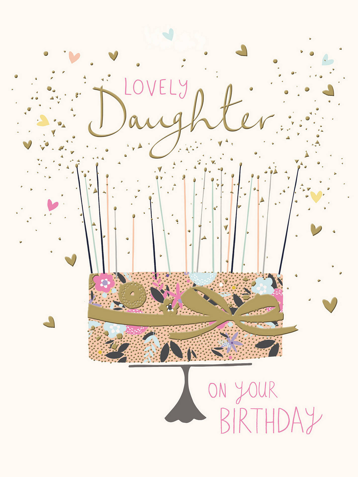 Daughter Birthday Card
 Woodmansterne Amazing Daughter Birthday Card at John Lewis