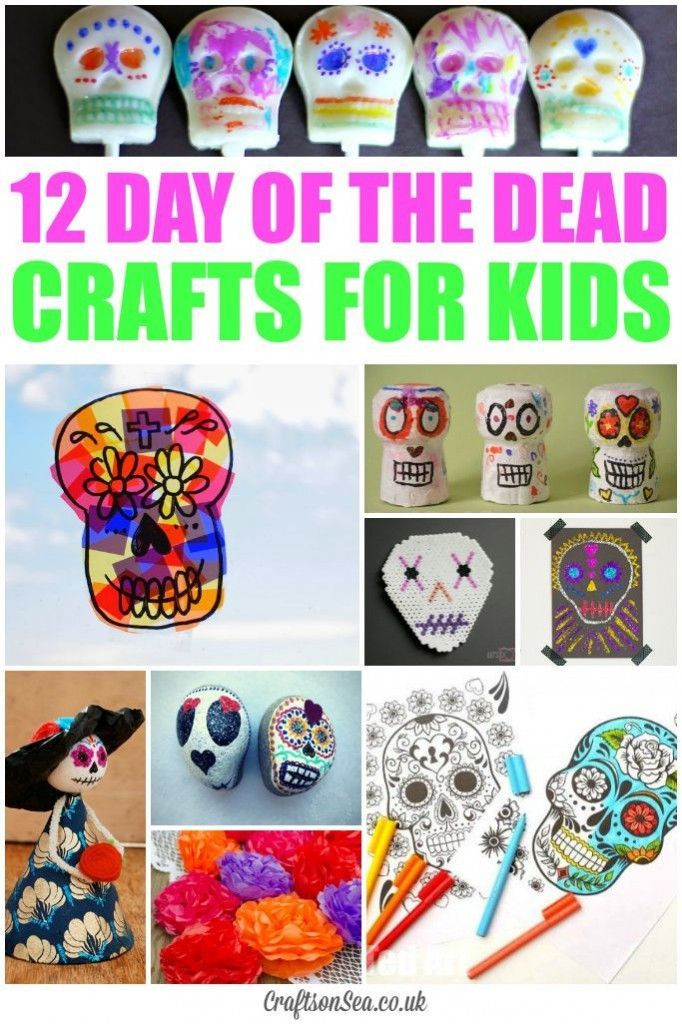 Day Of The Dead Crafts For Kids
 175 best images about Hispanic Culture Kids Crafts on