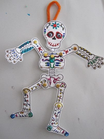 Day Of The Dead Crafts For Kids
 10 Sweet Sugar Skull Projects for Day of the Dead