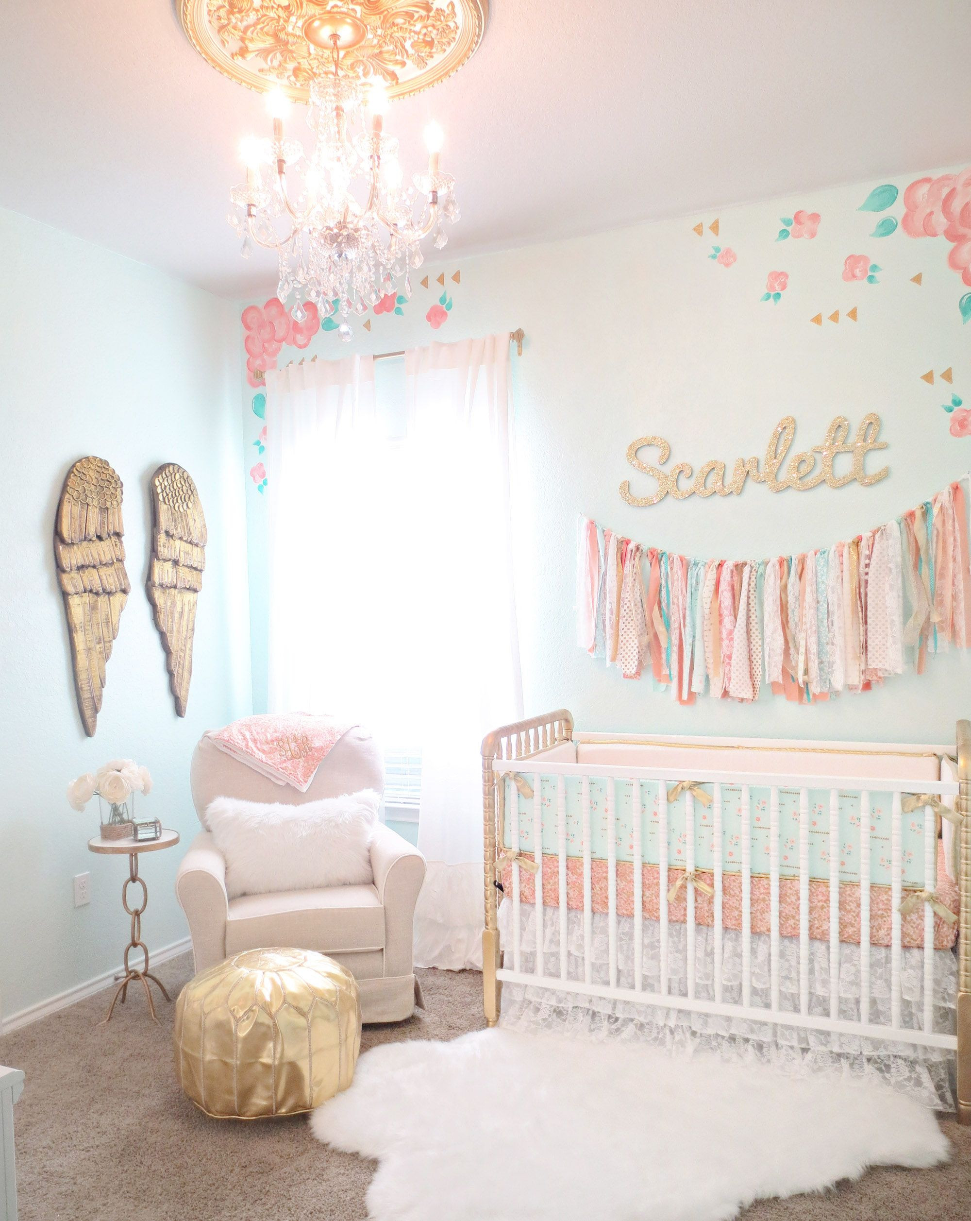 Decoration For Baby Girl Room
 Design Reveal Vintage Lace Nursery