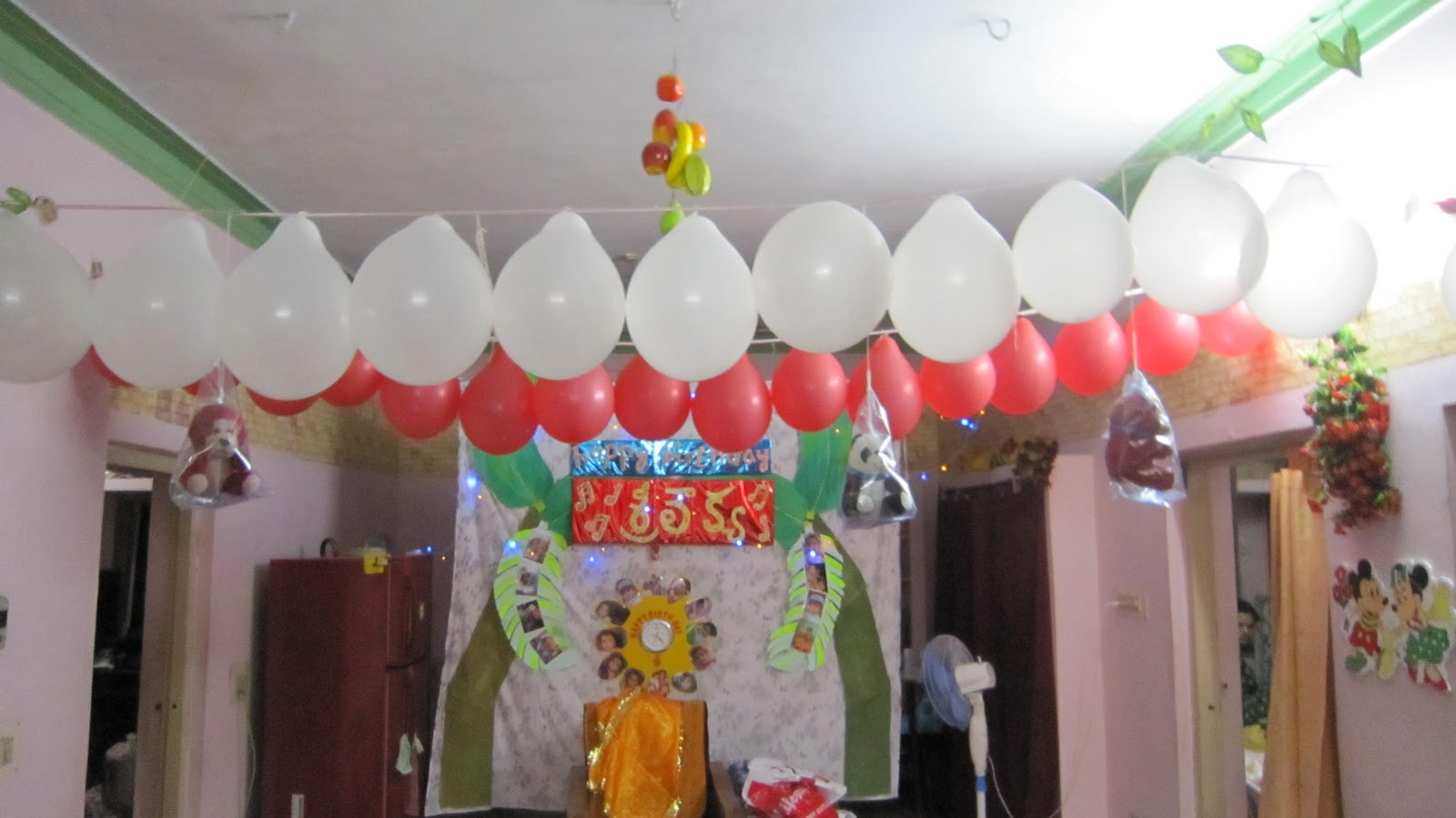 Decoration For Birthday Party At Home
 Make your own home made crafts Happy Birthday decoration
