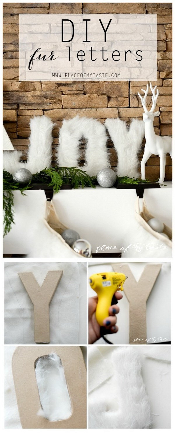 Decorative Letters DIY
 20 Best DIY Decorative Letters with Lots of Tutorials