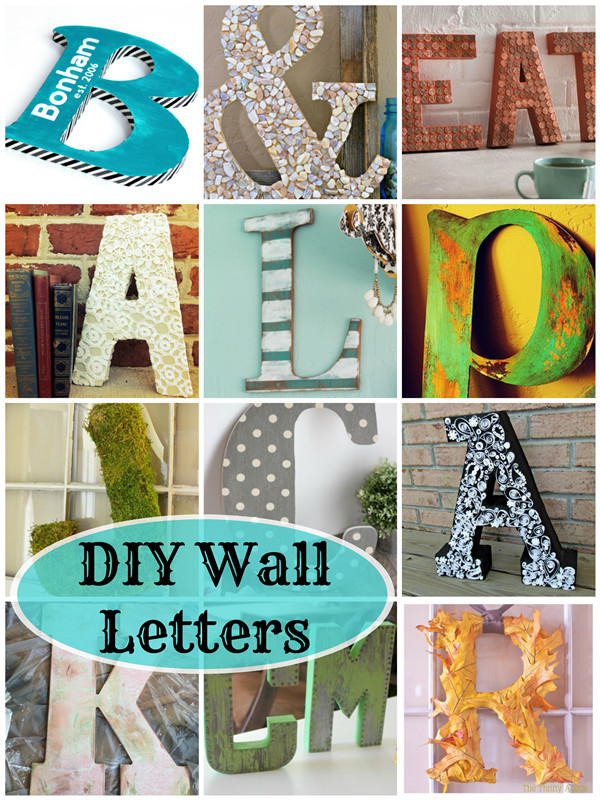 Decorative Letters DIY
 DIY Wall Letters 16 Awesome Projects Deja Vue Designs