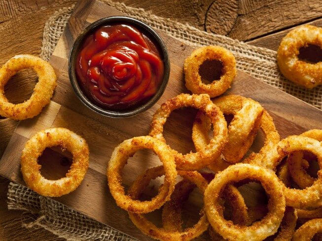 Deep Fried Onion Rings
 Deep Fried Buttermilk Battered ion Rings Recipe from
