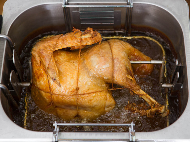 Deep Fried Whole Turkey
 How to Deep Fry a Turkey Without Killing Yourself Indoors