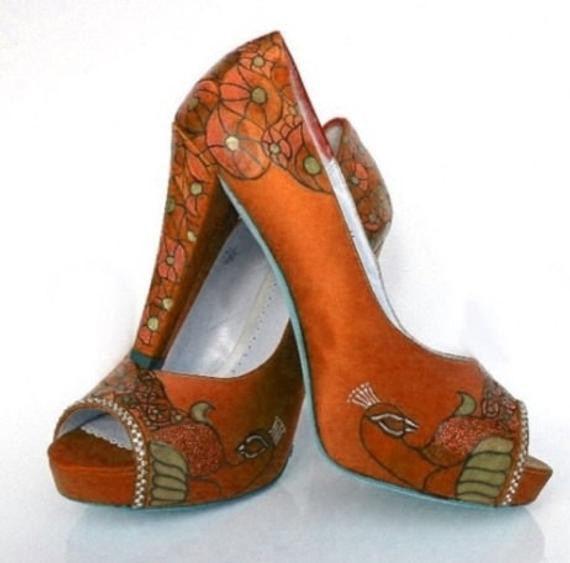 Design Your Own Wedding Shoes
 Items similar to Design your own Fall Wedding Shoes Custom