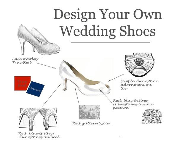 Design Your Own Wedding Shoes
 Items similar to Custom Wedding Shoes Design Your Own