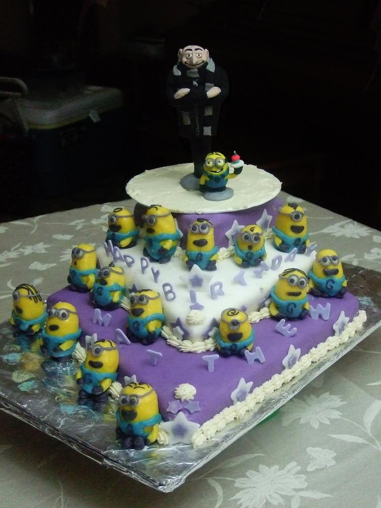 Despicable Me Birthday Cake
 Despicable Me Cake by ratgirl84 on DeviantArt