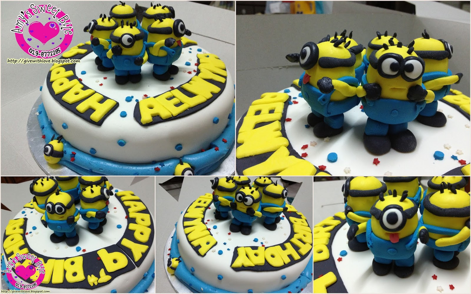 Despicable Me Birthday Cake
 Amy s Sweet Bite ♥♥ Birthday cake Despicable Me minions