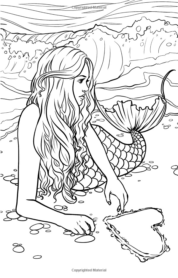 Detailed Coloring Pages For Girls
 Artist Selina Fenech Fantasy Myth Mythical Mystical Legend