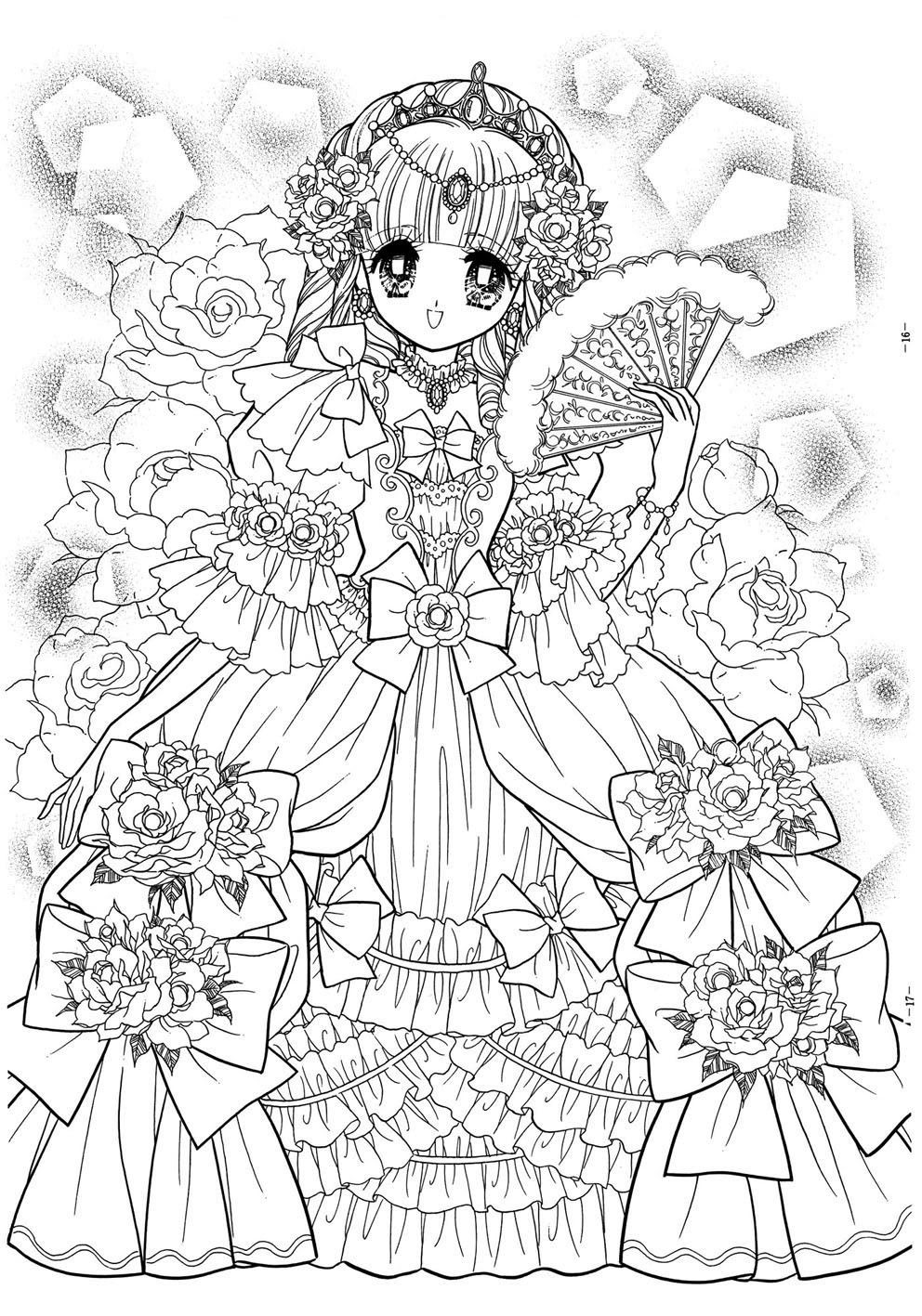 Detailed Coloring Pages For Girls
 Pin by Farideh Saghafi on Coloring Pages