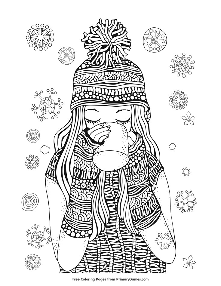 Detailed Coloring Pages For Girls
 Best 25 People coloring pages ideas on Pinterest