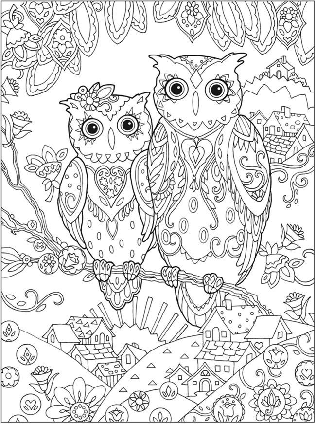 Detailed Coloring Pages For Girls
 Printable Coloring Pages for Adults 15 Free Designs