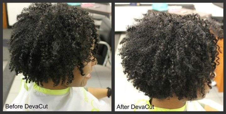 Deva Cut Natural Hair Before And After
 Deva Cut before and after Haircut makes all the