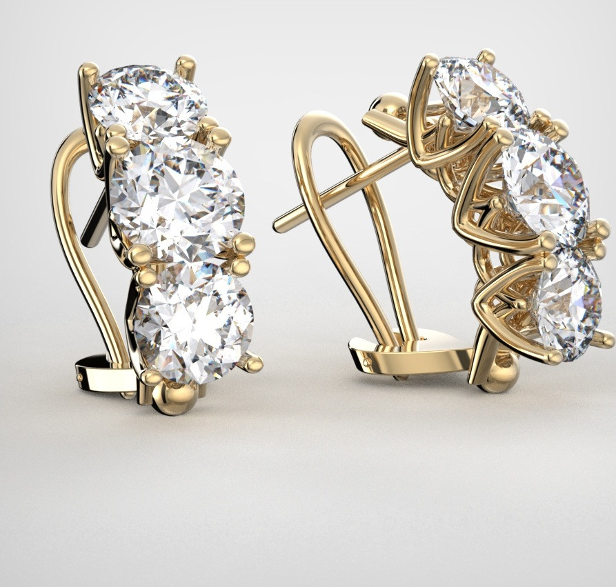 Diamond Earrings For Women
 Women Diamond Earrings 001 – Diamine Jewels LLC