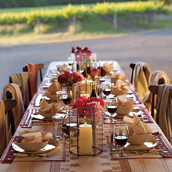 Dinner Party Entertainment Ideas For Adults
 Fabulous Tablescape For An Outdoor Dinner Party