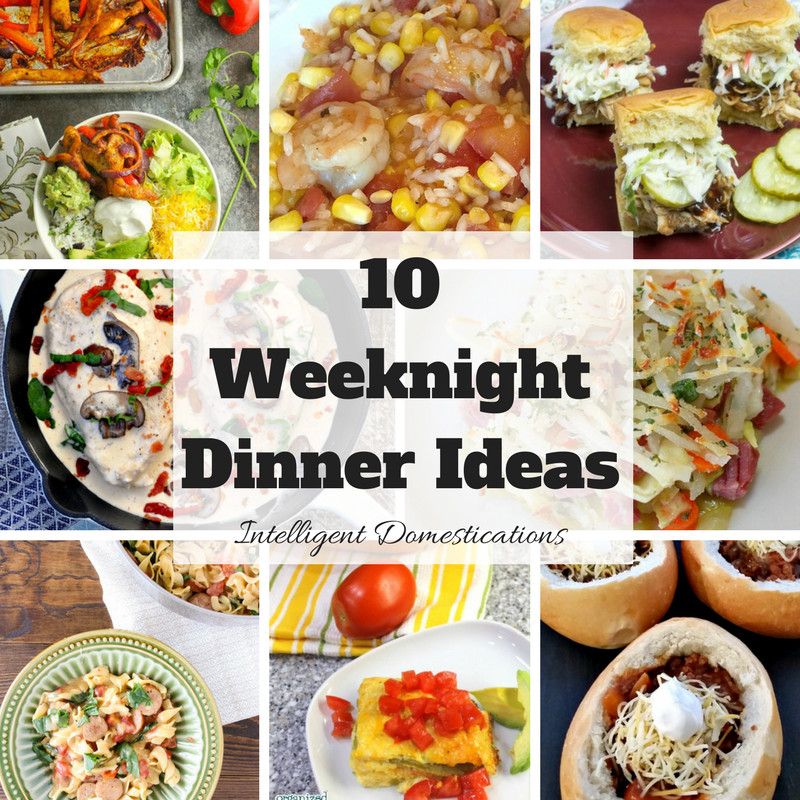 Dinner Party Ideas For 10
 10 Weeknight Dinner Ideas Plus Merry Monday Link Party