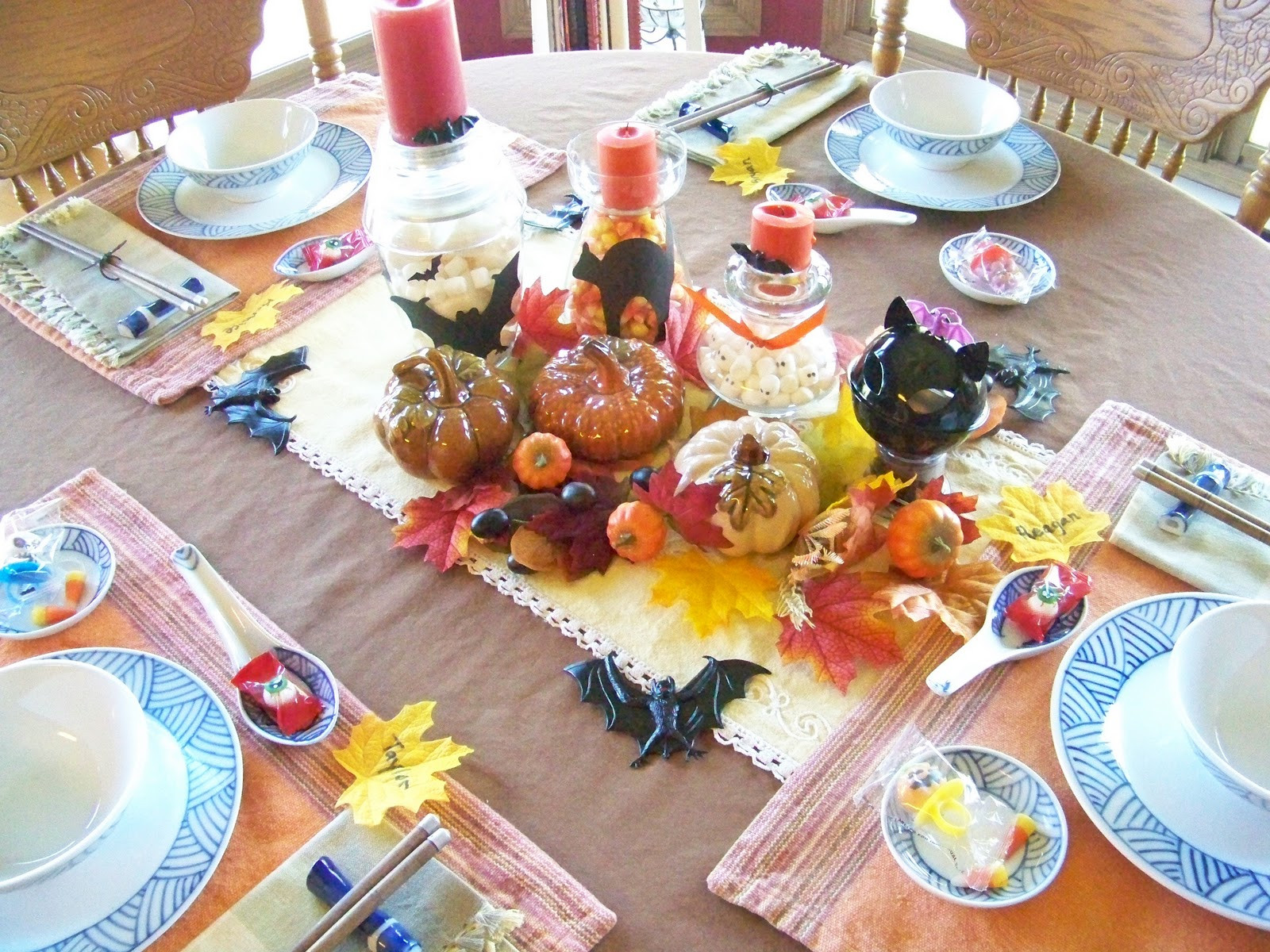 Dinner Party Ideas For 10
 Easy Frugal Living Tablescape Thursday Kids Halloween