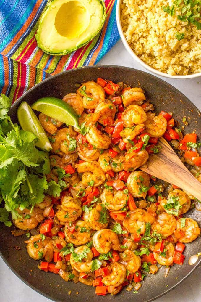Dinner Recipe With Shrimp
 Quick easy Mexican shrimp skillet Family Food on the Table