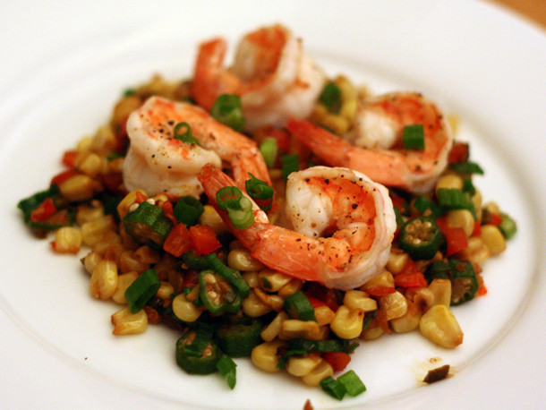 Dinner Recipe With Shrimp
 Dinner Tonight Maque Choux with Shrimp Recipe