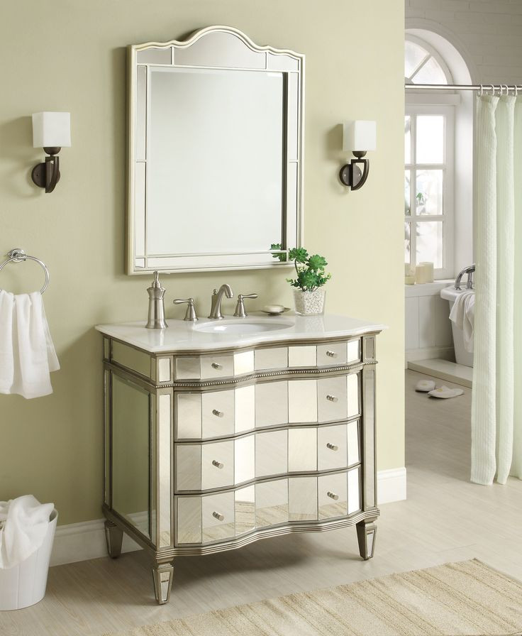 Discount Bathroom Mirror
 16 best Mirrored Bathroom Vanities images on Pinterest