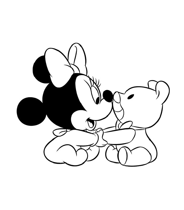 Disney Baby Coloring Pages
 Baby disney Coloring Pages