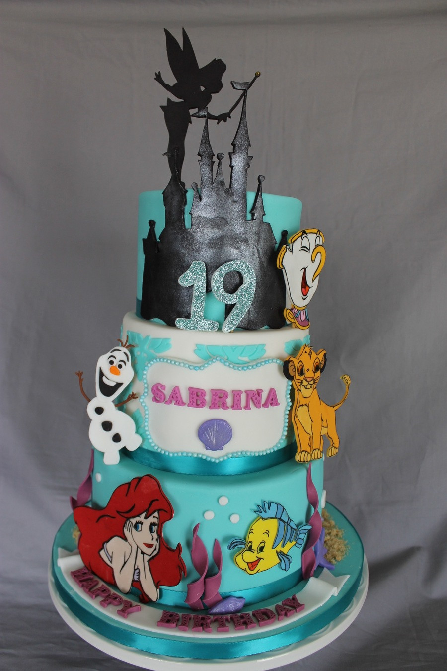 Disney Birthday Cake
 Disney Themed Birthday Cake CakeCentral