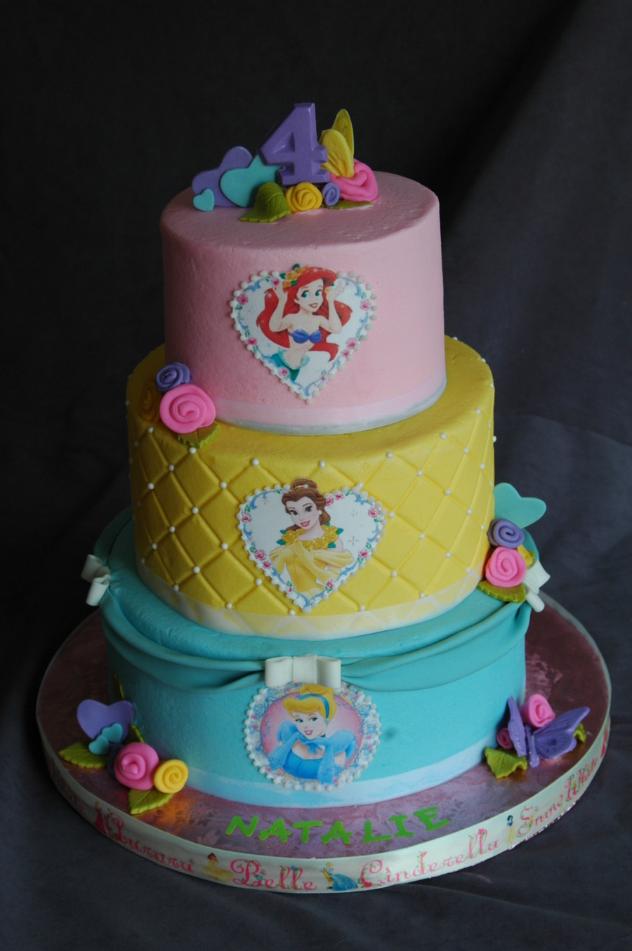 Disney Birthday Cake
 Disney Princess Birthday CakeCentral