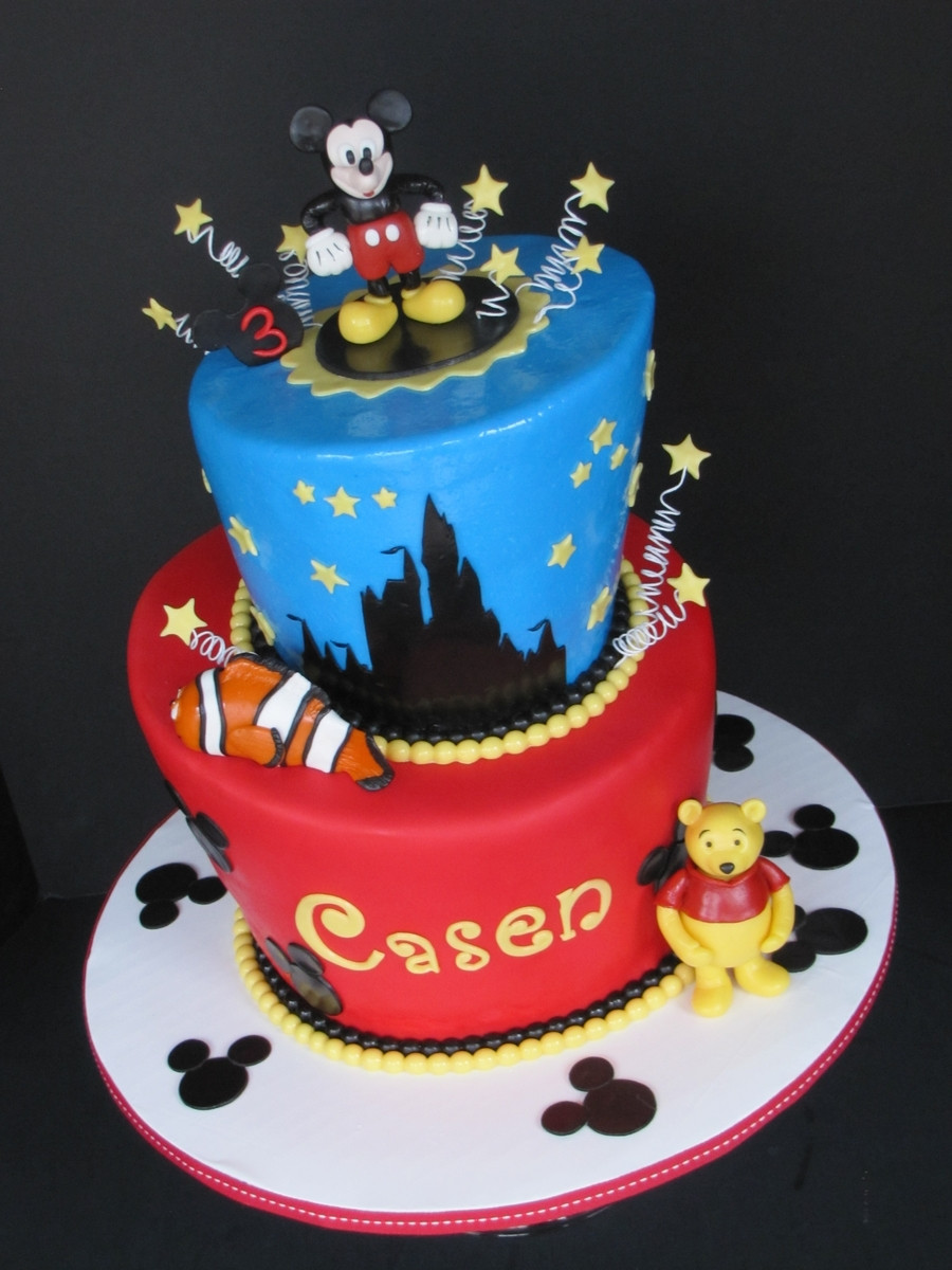 Disney Birthday Cake
 Walt Disney World Birthday Cake CakeCentral