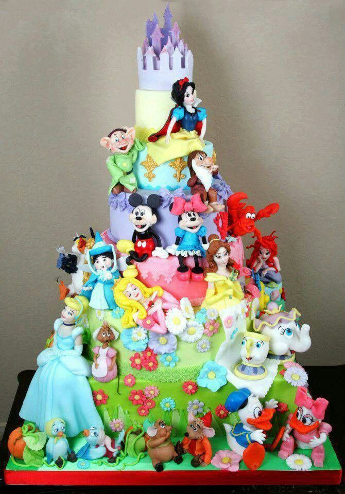Disney Birthday Cake
 Disney World Cakes
