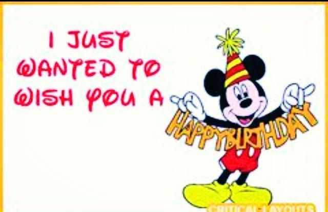 Disney Birthday Wishes
 Disney Birthday Quotes QuotesGram