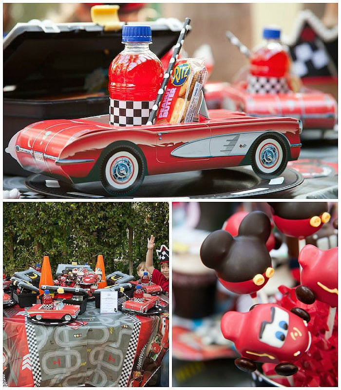 Disney Cars Birthday Party
 Heart Racing Disney Cars Themed Birthday Party
