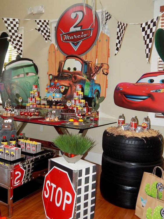 Disney Cars Birthday Party
 Disney Pixar Car Party Birthday Party Ideas