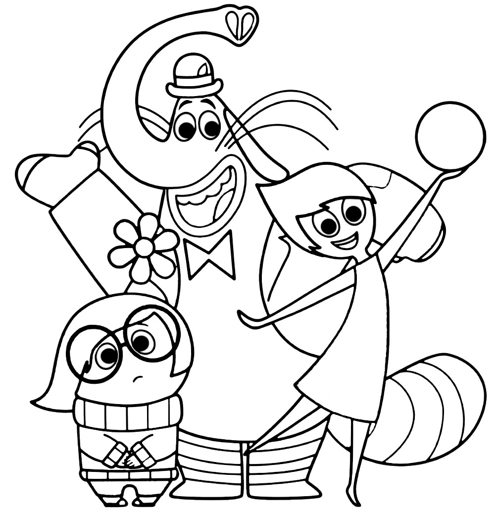 Disney Coloring Pages For Kids To Print Out
 Inside Out Coloring Pages Best Coloring Pages For Kids